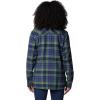 imageColumbia Womens Calico Basin Flannel Long Sleeve ShirtCollegiate Navy Multiplaid