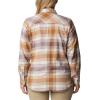 imageColumbia Womens Calico Basin Flannel Long Sleeve ShirtDusty Pink Dimensional Buffalo