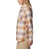 imageColumbia Womens Calico Basin Flannel Long Sleeve ShirtDusty Pink Dimensional Buffalo