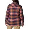 imageColumbia Womens Calico Basin Flannel Long Sleeve ShirtFaded Peach Dimensional Buffalo