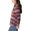 imageColumbia Womens Calico Basin Flannel Long Sleeve ShirtFaded Peach Dimensional Buffalo