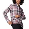 imageColumbia Womens Calico Basin Flannel Long Sleeve ShirtSnowdrift Multiplaid