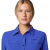 imageColumbia Womens Summit Valley Woven Long Sleeve ShirtClematis Blue