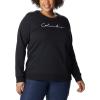 imageColumbia Womens Trek Graphic CrewBlackScript Logo