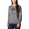 imageColumbia Womens Trek Graphic CrewCity Grey HeatherBlack Csc Stacked Logo