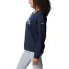 imageColumbia Womens Trek Graphic CrewCollegiate NavyCsc Collegiate