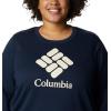 imageColumbia Womens Trek Graphic CrewCollegiate NavyStacked Gem