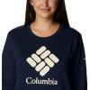 imageColumbia Womens Trek Graphic CrewCollegiate NavyStacked Gem