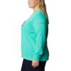 imageColumbia Womens Trek Graphic CrewElectric Turquoise Rainbow