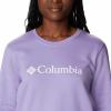 imageColumbia Womens Trek Graphic CrewFrosted PurpleWhite Logo