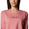 imageColumbia Womens Trek Graphic CrewPink AgaveScript