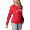 imageColumbia Womens Trek Graphic CrewRed LilyCsc Collegiate