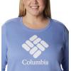 imageColumbia Womens Trek Graphic CrewSerenity Stacked Gem