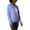 imageColumbia Womens Trek Graphic CrewSerenity Stacked Gem