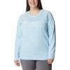 imageColumbia Womens Trek Graphic CrewSpring BlueWhite Logo