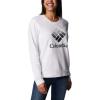 imageColumbia Womens Trek Graphic CrewWhiteBlack Csc Stacked Logo
