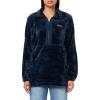 imageColumbia Womens Fire Side 14 Zip IiCollegiate Navy