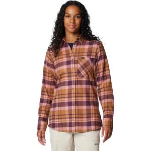 imageColumbia Womens Calico Basin Flannel Long Sleeve ShirtMoonvista Multiplaid