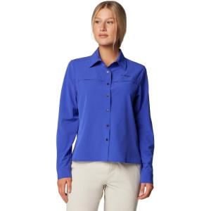 imageColumbia Womens Summit Valley Woven Long Sleeve ShirtClematis Blue