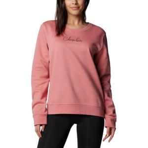 imageColumbia Womens Trek Graphic CrewPink AgaveScript