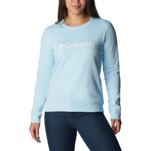 imageColumbia Womens Trek Graphic CrewSpring BlueWhite Logo