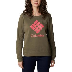 imageColumbia Womens Trek Graphic CrewStone GreenStacked Gem