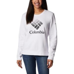 imageColumbia Womens Trek Graphic CrewWhiteBlack Csc Stacked Logo