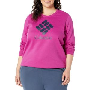 imageColumbia Womens Trek Graphic CrewWild Fuchsia Stacked Gem