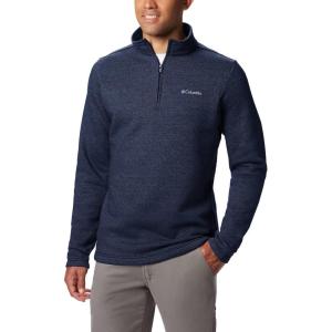 imageColumbia Mens Great Hart Mountain Iii Half ZipCollegiate Navy Heather