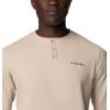 imageColumbia Mens Pitchstone Knit Long Sleeve HenleyAncient Fossil