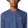 imageColumbia Mens Pitchstone Knit Long Sleeve HenleyDark Mountain