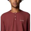 imageColumbia Mens Pitchstone Knit Long Sleeve HenleySpice