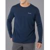 imageColumbia Mens Thistletown Hills Long Sleeve CrewCollegiate Navy Heather