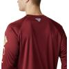 imageColumbia NCAA Florida State Seminoles Mens Terminal Tackle Long Sleeve Shirt Small FSU  CabernetSierra Tan
