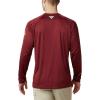 imageColumbia NCAA Florida State Seminoles Mens Terminal Tackle Long Sleeve Shirt Small FSU  CabernetSierra Tan