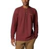 imageColumbia Mens Pitchstone Knit Long Sleeve HenleySpice