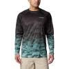 imageColumbia Mens Super Terminal Tackle PFG Fish Flow Long SleeveBlack UndulatingFish Flow Sailfish
