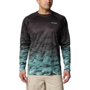 imageColumbia Mens Super Terminal Tackle PFG Fish Flow Long SleeveBlack UndulatingFish Flow Sailfish
