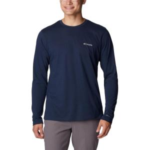 imageColumbia Mens Thistletown Hills Long Sleeve CrewCollegiate Navy Heather