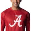 imageColumbia Mens Collegiate Terminal Tackle Heather Long Sleeve ShirtAla  Red Velvet Heather