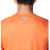 imageColumbia Mens Collegiate Terminal Tackle Heather Long Sleeve ShirtAub  Spark Orange Heather