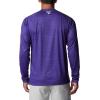 imageColumbia Mens Collegiate Terminal Tackle Heather Long Sleeve ShirtCle  Vivid Purple Heather