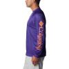 imageColumbia Mens Collegiate Terminal Tackle Heather Long Sleeve ShirtCle  Vivid Purple Heather
