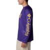 imageColumbia Mens Collegiate Terminal Tackle Heather Long Sleeve ShirtLsu  Vivid Purple Heather