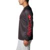 imageColumbia Mens Collegiate Terminal Tackle Heather Long Sleeve ShirtNeb  Shark Heather
