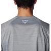 imageColumbia Mens Collegiate Terminal Tackle Heather Long Sleeve ShirtOs  Columbia Grey Heather