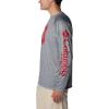 imageColumbia Mens Collegiate Terminal Tackle Heather Long Sleeve ShirtOs  Columbia Grey Heather