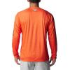 imageColumbia Mens Collegiate Terminal Tackle Heather Long Sleeve ShirtOsu  Tangy Orange Heather
