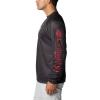 imageColumbia Mens Collegiate Terminal Tackle Heather Long Sleeve ShirtSc  Shark Heather