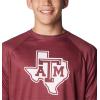 imageColumbia Mens Collegiate Terminal Tackle Heather Long Sleeve ShirtTam  Deep Maroon Heather